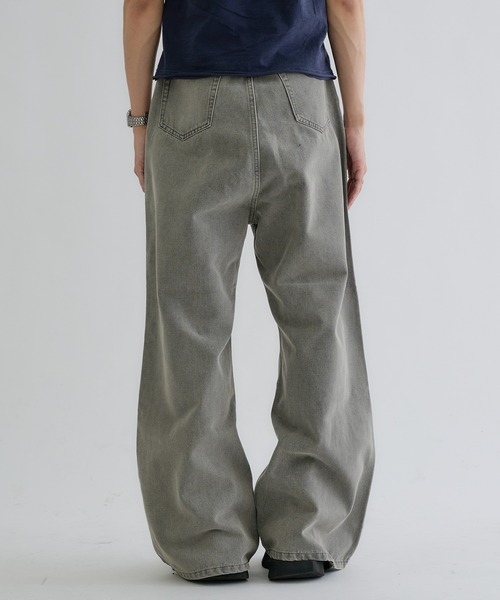 EPNK（イーピーエヌケー）の「Semi-flare denim / セミフレアデニム（デニムパンツ・メンズ・ブラック/グレー・LARGE/SMALL/MEDIUM）」の13枚目の写真