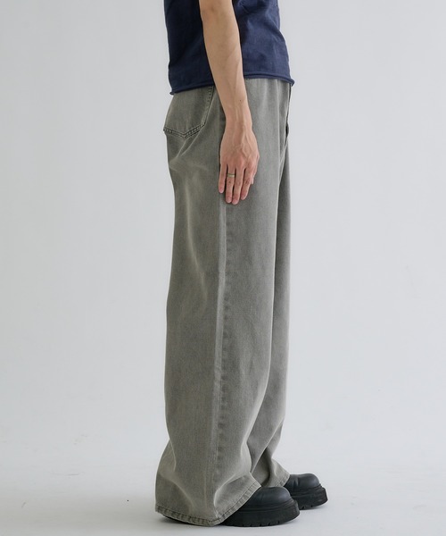 EPNK（イーピーエヌケー）の「Semi-flare denim / セミフレアデニム（デニムパンツ・メンズ・ブラック/グレー・LARGE/SMALL/MEDIUM）」の14枚目の写真