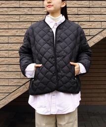 GYMPHLEX | Gymphlex/ジムフレックス キルトダウンカラーレスジャケット QUILT DOWN COLLARLESS JACKET GY-A0431 NYM(ダウンジャケット/コート)