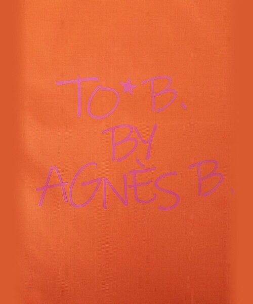 To b. by agnes b.(トゥービーバイアニエスベー)の「マルチカラー ロゴ トート セット(トートバッグ・レディース・オレンジ・FREE)」の6枚目の写真