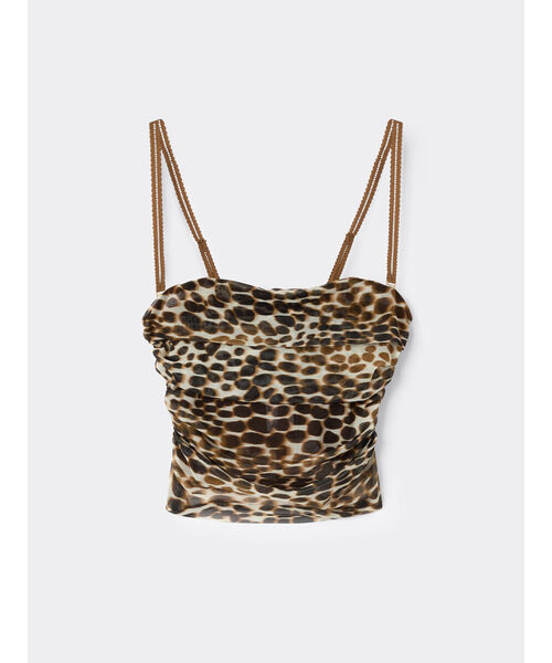Intimissimi（インティミッシミ）の「"Wildest Dreams" ストラクチャード トップス（キャミソール・レディース・レオパード・M/S/L）」の5枚目の写真