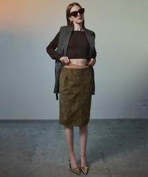 MAISON SPECIAL | Layered Multi-Fabric Midi Skirt/レイヤードマルチファブリックミモレスカート(スカート)
