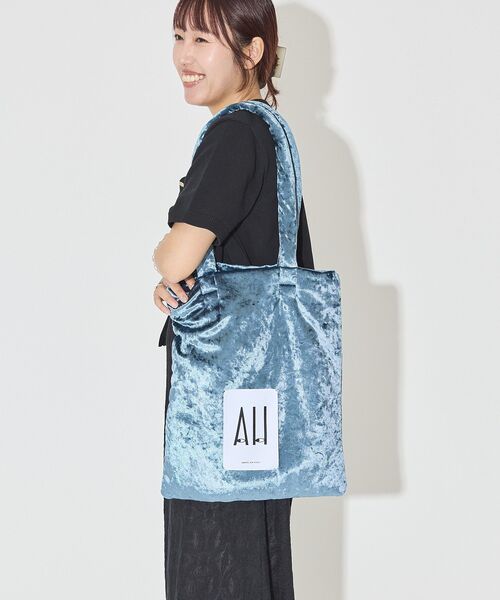AMERICAN HOLIC(アメリカンホリック)の「26AWパテッドホリホリトートバッグ(トートバッグ・レディース・シルバー/ピンク/ブルー/チャコールグレー/ブラック/レオパード/ゴールド・FREE)」の12枚目の写真