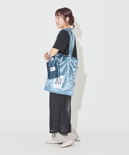 AMERICAN HOLIC(アメリカンホリック)の「26AWパテッドホリホリトートバッグ(トートバッグ・レディース・シルバー/ピンク/ブルー/チャコールグレー/ブラック/レオパード/ゴールド・FREE)」の14枚目の写真