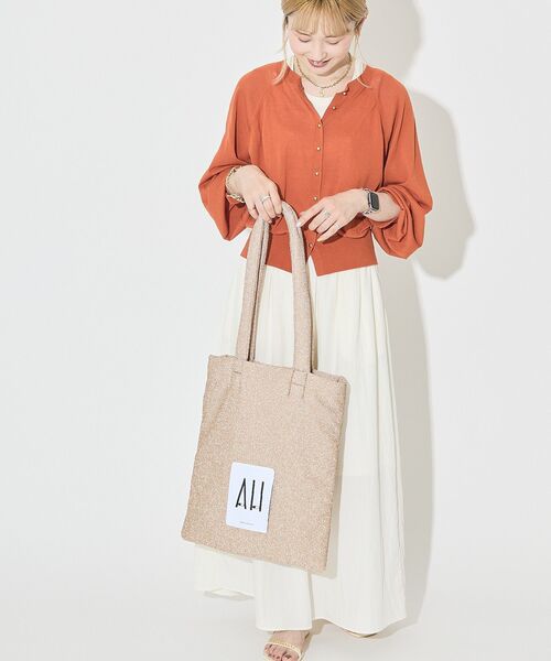 AMERICAN HOLIC(アメリカンホリック)の「26AWパテッドホリホリトートバッグ(トートバッグ・レディース・シルバー/ピンク/ブルー/チャコールグレー/ブラック/レオパード/ゴールド・FREE)」の16枚目の写真