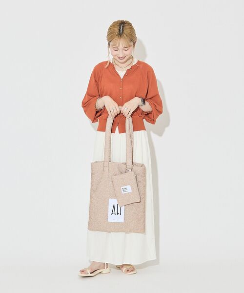AMERICAN HOLIC(アメリカンホリック)の「26AWパテッドホリホリトートバッグ(トートバッグ・レディース・シルバー/ピンク/ブルー/チャコールグレー/ブラック/レオパード/ゴールド・FREE)」の18枚目の写真