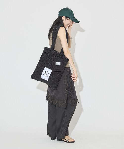 AMERICAN HOLIC(アメリカンホリック)の「26AWパテッドホリホリトートバッグ(トートバッグ・レディース・シルバー/ピンク/ブルー/チャコールグレー/ブラック/レオパード/ゴールド・FREE)」の22枚目の写真