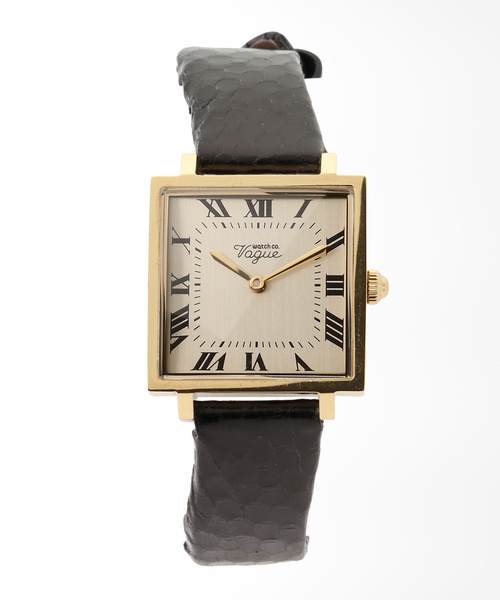 VAGUE WATCH CO.（ヴォーグウォッチカンパニー）の「VAGUE WATCH CO. Carre 25mm heavy wavy YG（アナログ腕時計・レディース・ゴールド・FREE）」の4枚目の写真