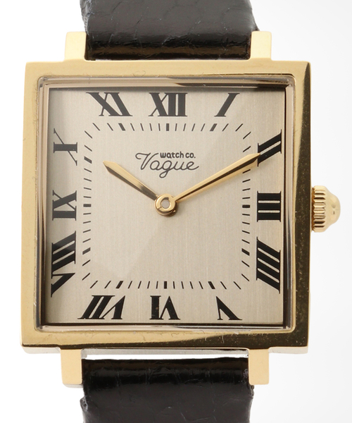VAGUE WATCH CO.（ヴォーグウォッチカンパニー）の「VAGUE WATCH CO. Carre 25mm heavy wavy YG（アナログ腕時計・レディース・ゴールド・FREE）」の5枚目の写真