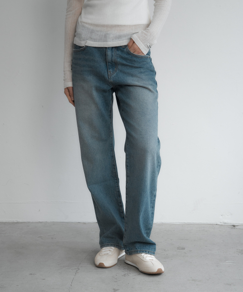 LOTSYOU(ロッツユー)の「lotsyou_Leslie Straight Jeans(デニムパンツ・レディース・その他・SMALL/MEDIUM)」の1枚目の写真
