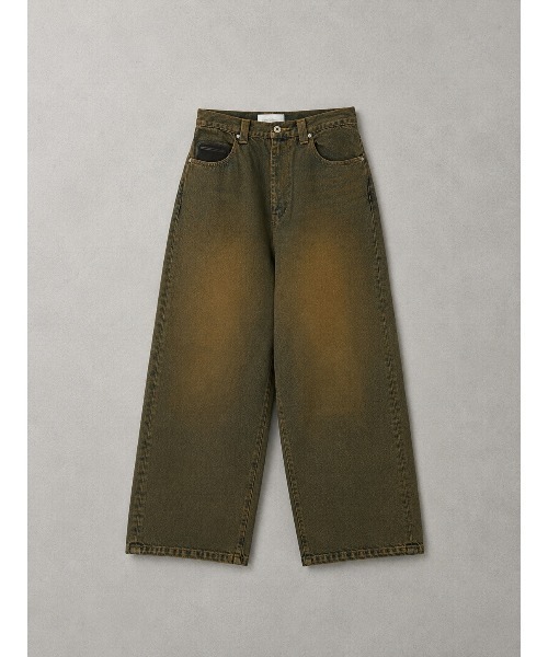 THE TOKYO(ザトウキョウ)の「【paratrait/パラトレイト】MAD PIPE DENIM PT(デニムパンツ・メンズ・ブラウン・3/2)」の1枚目の写真