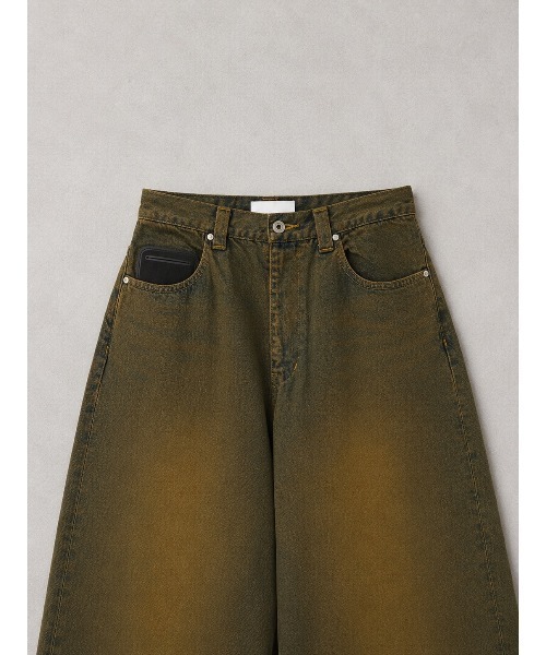 THE TOKYO(ザトウキョウ)の「【paratrait/パラトレイト】MAD PIPE DENIM PT(デニムパンツ・メンズ・ブラウン・3/2)」の3枚目の写真