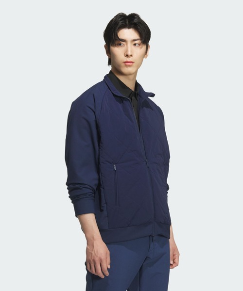 adidas(アディダス)の「メンズ COLD. RDY ハイブリッド中わた入りジャケット 【adidas Golf/アディダスゴルフ】(ダウンジャケット/コート・メンズ・ネイビー・SMALL/MEDIUM/LARGE/X-LARGE/XX-LARGE)」の3枚目の写真