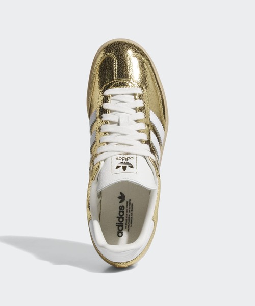 adidas（アディダス）の「サンバ OG / Samba OG / アディダスオリジナルス adidas Originals（スニーカー・レディース・ゴールド・22.0cm/22.5cm/23.0cm/23.5cm/24.0cm/24.5cm/25.0cm/25.5cm/26.0cm/26.5cm/27.0cm/27.5cm/28.0cm/28.5cm/29.0cm）」の2枚目の写真