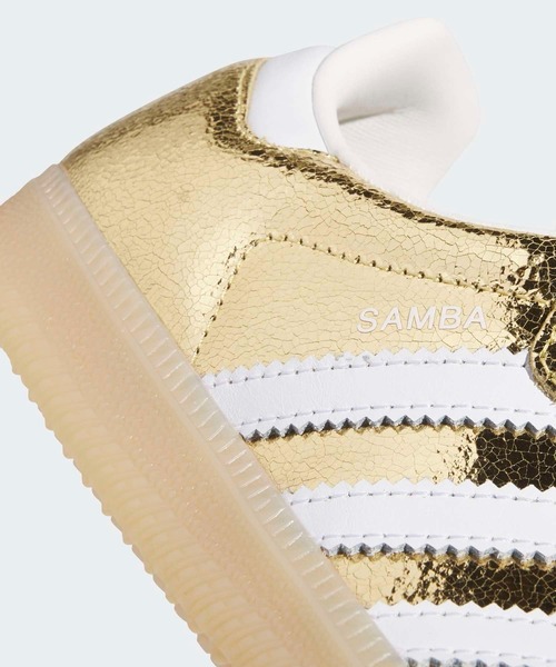 adidas（アディダス）の「サンバ OG / Samba OG / アディダスオリジナルス adidas Originals（スニーカー・レディース・ゴールド・22.0cm/22.5cm/23.0cm/23.5cm/24.0cm/24.5cm/25.0cm/25.5cm/26.0cm/26.5cm/27.0cm/27.5cm/28.0cm/28.5cm/29.0cm）」の7枚目の写真