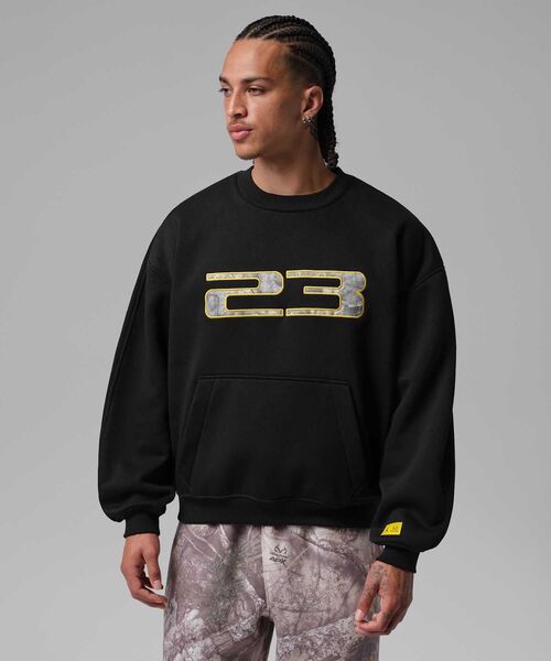 ジョーダン ブルックリン メンズ リアルツリー クルーネック スウェットシャツ / Jordan Brooklyn Men＇s Realtree Crew-Neck Sweatshirt IM9873-010 Black
