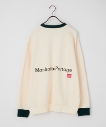 Manhattan Portage | 【WEB先行予約】[MANHATTAN PORTAGE/マンハッタンポーテージ] 別注 ポケットロゴ刺繍 バックプリントスウェット(スウェット)