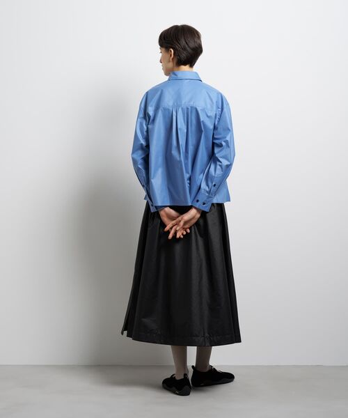 LANVIN en Bleu（ランバンオンブルー）の「フレアシャツ（シャツ/ブラウス・レディース・ブルー系その他/ブラック/チャコールグレー・38）」の15枚目の写真