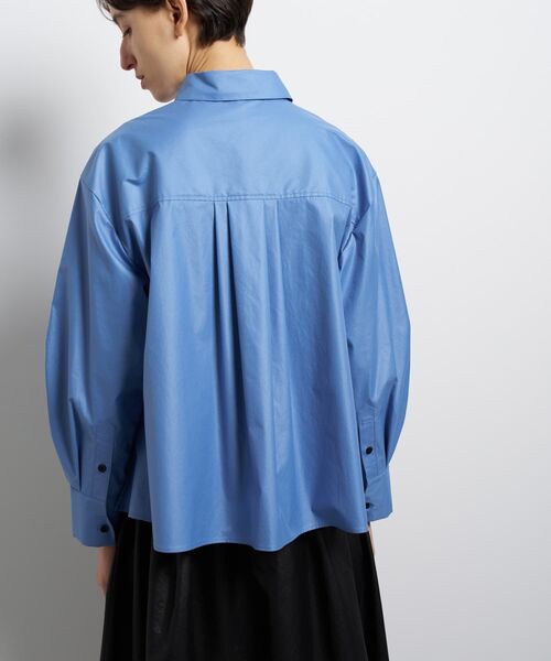 LANVIN en Bleu（ランバンオンブルー）の「フレアシャツ（シャツ/ブラウス・レディース・ブルー系その他/ブラック/チャコールグレー・38）」の17枚目の写真