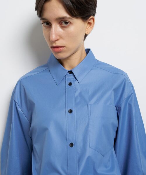 LANVIN en Bleu（ランバンオンブルー）の「フレアシャツ（シャツ/ブラウス・レディース・ブルー系その他/ブラック/チャコールグレー・38）」の18枚目の写真
