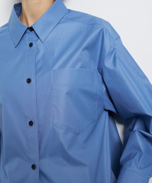 LANVIN en Bleu（ランバンオンブルー）の「フレアシャツ（シャツ/ブラウス・レディース・ブルー系その他/ブラック/チャコールグレー・38）」の19枚目の写真