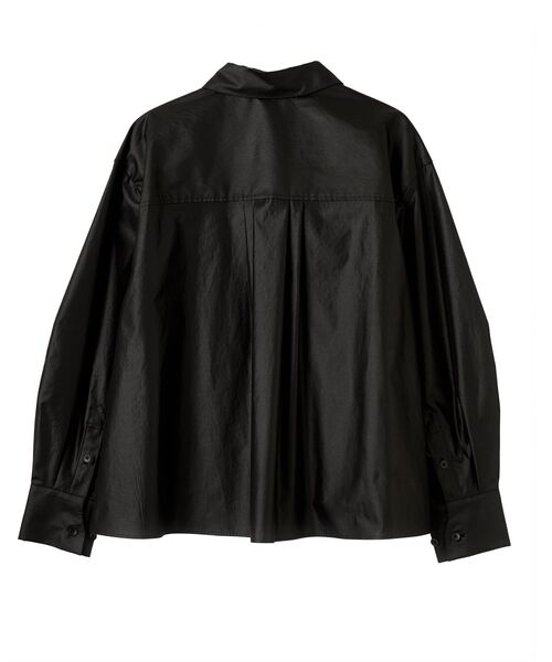 LANVIN en Bleu（ランバンオンブルー）の「フレアシャツ（シャツ/ブラウス・レディース・ブルー系その他/ブラック/チャコールグレー・38）」の12枚目の写真