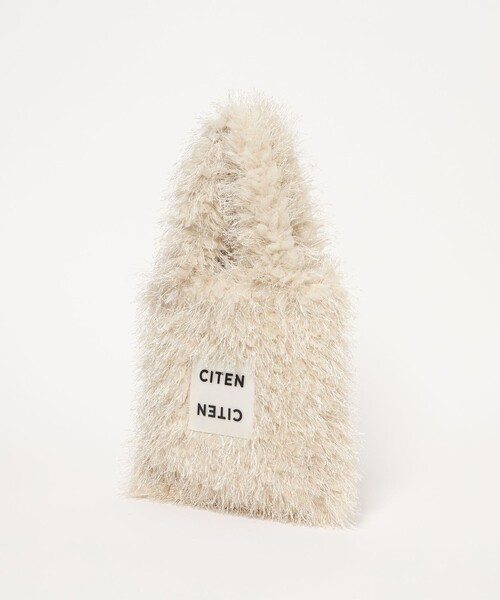 CITEN（シテン）の「＜CITEN＞モコモコトートバッグS（トートバッグ・レディース・ライトブルー/オフホワイト/ライラック/オレンジ/グレー系・FREE）」の20枚目の写真