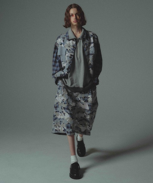 amok(アモク)の「CHECK CAMO SHORT PANTS(その他パンツ・メンズ・カーキ/ブルー・S/M/L)」の15枚目の写真