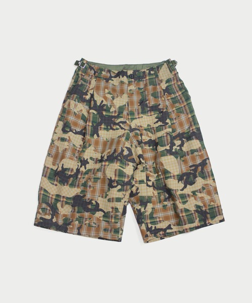 amok(アモク)の「CHECK CAMO SHORT PANTS(その他パンツ・メンズ・カーキ/ブルー・S/M/L)」の12枚目の写真
