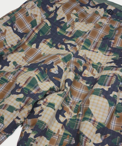amok(アモク)の「CHECK CAMO SHORT PANTS(その他パンツ・メンズ・カーキ/ブルー・S/M/L)」の11枚目の写真
