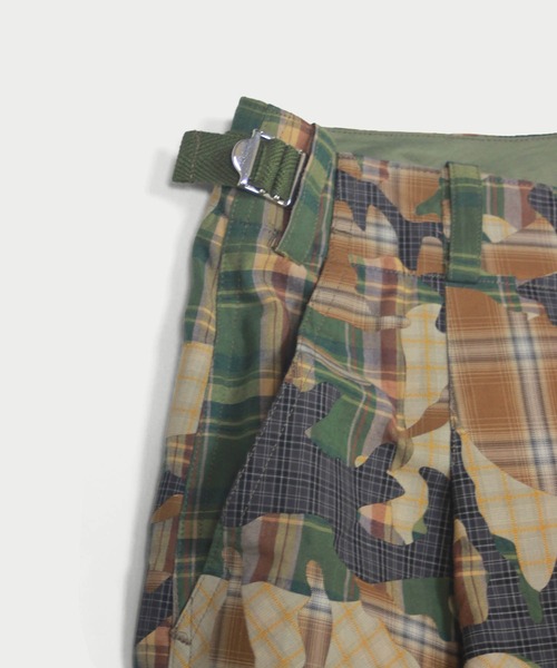 amok(アモク)の「CHECK CAMO SHORT PANTS(その他パンツ・メンズ・カーキ/ブルー・S/M/L)」の10枚目の写真