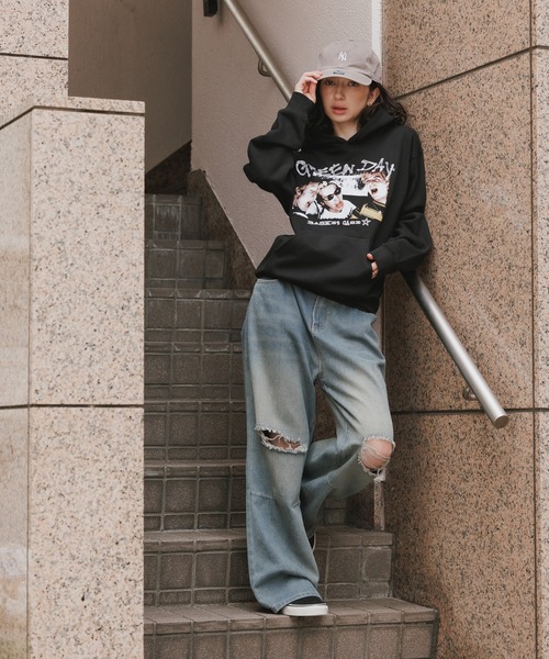ROCK-OFF（ロックオフ）の「GREEN DAY / グリーン・デイ Unisex Pullover Hoodie Sweatshirt Basket Case Star ユニセックス プルオーバー フーディー スウェット トレーナー（パーカー・メンズ・ブラック・S/M/L/XL）」の22枚目の写真
