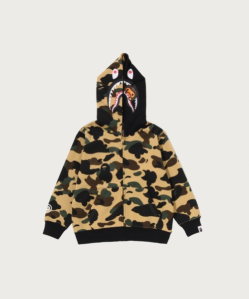 1ST CAMO MILO SHARK ZIP HOODIE（パーカー）｜A BATHING APE（ア
