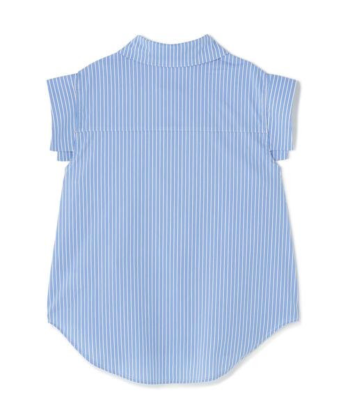 L.H.P(エルエイチピー)の「MAVYMAVYTH/メヴィス/NO SLEEVE SHIRT(シャツ/ブラウス・レディース・ホワイト/ブルー・S/M)」の7枚目の写真