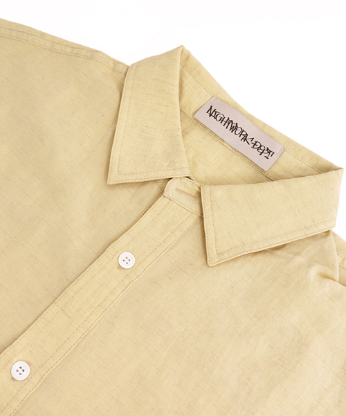 NIGHTWORKDEPT(ナイトワークデプト)の「Loose Fit Utility Linen Set-Up_Yellow(シャツ/ブラウス・レディース・その他・SMALL/MEDIUM)」の4枚目の写真