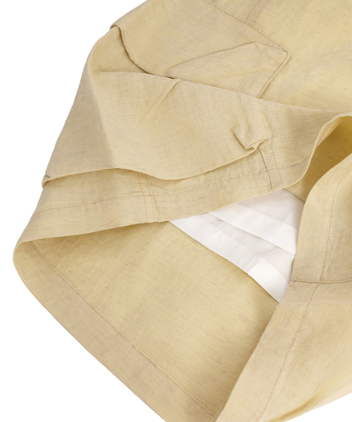 NIGHTWORKDEPT(ナイトワークデプト)の「Loose Fit Utility Linen Set-Up_Yellow(シャツ/ブラウス・レディース・その他・SMALL/MEDIUM)」の7枚目の写真