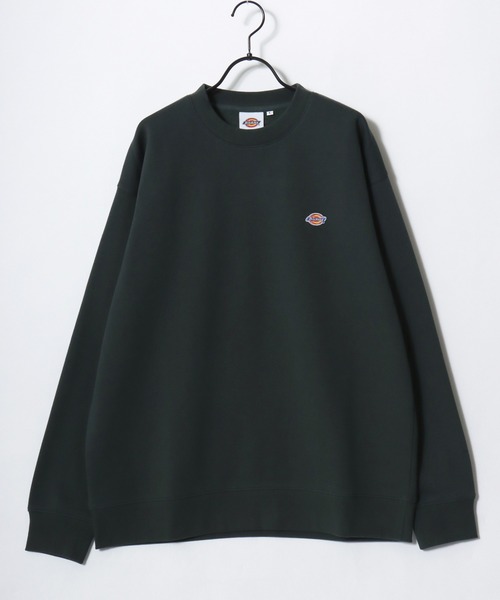 Dickies(ディッキーズ)の「Dickies/ディッキーズ 別注 オーバーサイズ 裏起毛 ミニロゴワッペン ワンポイント刺繍 スウェット トレーナー/長袖 トップス プルオーバー/レディース メンズ(スウェット・メンズ・ダークグリーン/ブラック/グレー/ネイビー/アッシュグレー/ホワイト/ブラウン・M/L/XL)」の20枚目の写真