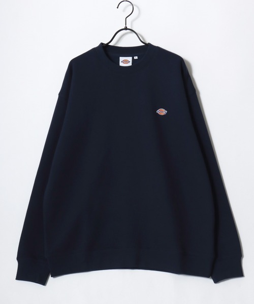 Dickies(ディッキーズ)の「Dickies/ディッキーズ 別注 オーバーサイズ 裏起毛 ミニロゴワッペン ワンポイント刺繍 スウェット トレーナー/長袖 トップス プルオーバー/レディース メンズ(スウェット・メンズ・ダークグリーン/ブラック/グレー/ネイビー/アッシュグレー/ホワイト/ブラウン・M/L/XL)」の21枚目の写真