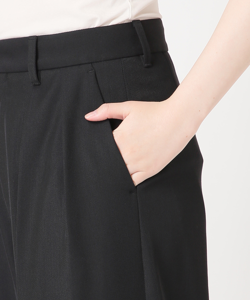 journal standard L'essage（ジャーナルスタンダードレサージュ）の「ヴィスポリギャバ パンツ(ブラック)（スラックス・レディース・ブラック・34/36/38/40）」の14枚目の写真