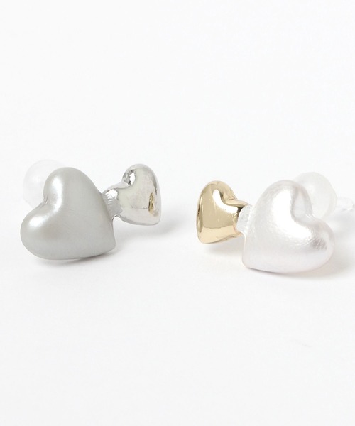 LAKOLE（ラコレ）の「ハートパールセット樹脂ピアス / 1051795（ピアス（両耳用）・レディース・その他1/その他2・FREE）」の4枚目の写真