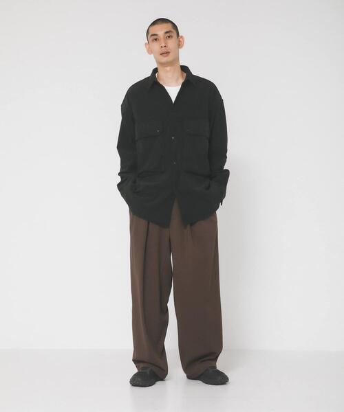 EKAL(エカル)の「SOLOTEX コーデュロイシャツ(シャツ/ブラウス・メンズ・ブラック/グレー系その他・MEDIUM/LARGE)」の6枚目の写真