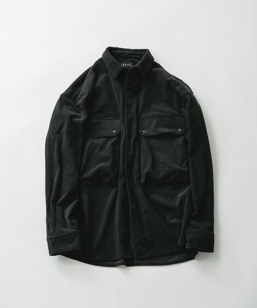 EKAL(エカル)の「SOLOTEX コーデュロイシャツ(シャツ/ブラウス・メンズ・ブラック/グレー系その他・MEDIUM/LARGE)」の9枚目の写真