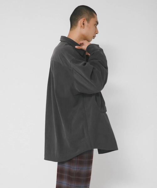 EKAL(エカル)の「SOLOTEX コーデュロイシャツ(シャツ/ブラウス・メンズ・ブラック/グレー系その他・MEDIUM/LARGE)」の16枚目の写真