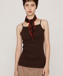 CUP IN BACK OPEN CAMI カップインバックオープンキャミ 秋服 カップ付き パット付き