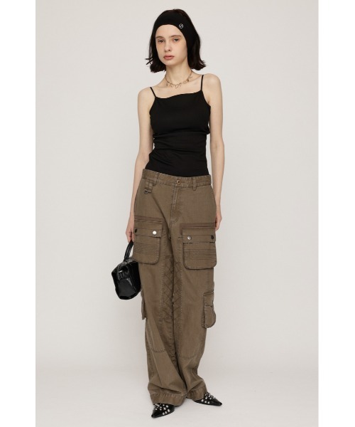 SLY(スライ)の「CUP IN BACK OPEN CAMI カップインバックオープンキャミ 秋服 カップ付き パット付き(キャミソール・レディース・ブラック/ブラウン・FREE)」の17枚目の写真