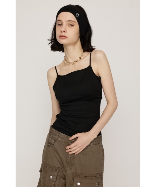 SLY(スライ)の「CUP IN BACK OPEN CAMI カップインバックオープンキャミ 秋服 カップ付き パット付き(キャミソール・レディース・ブラック/ブラウン・FREE)」の3枚目の写真