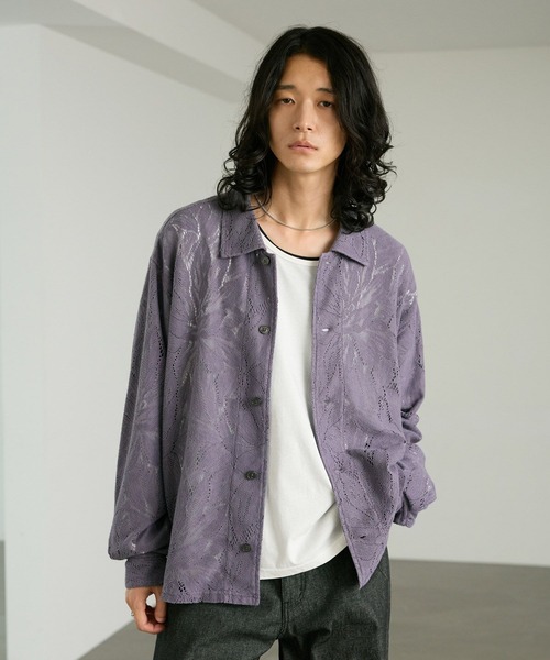 RAGEBLUE(レイジブルー)の「LOOSE NECK SHEER LONG TEE/ユルネックシアーロンT(Tシャツ/カットソー・メンズ・ホワイト/ブラック・LARGE/MEDIUM)」の21枚目の写真