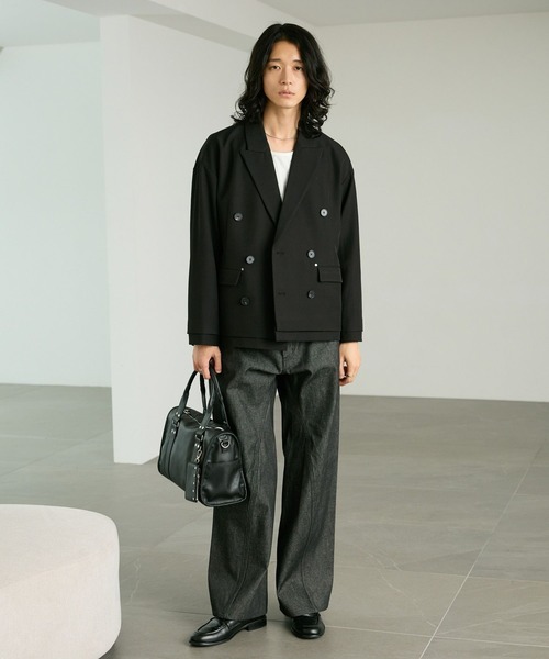 RAGEBLUE(レイジブルー)の「LOOSE NECK SHEER LONG TEE/ユルネックシアーロンT(Tシャツ/カットソー・メンズ・ホワイト/ブラック・LARGE/MEDIUM)」の22枚目の写真