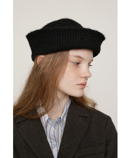SLY(スライ)の「FLUFFY SAILOR HAT フラッフィーセーラーハット(ハット・レディース・杢グレー/ブラック・FREE)」の9枚目の写真
