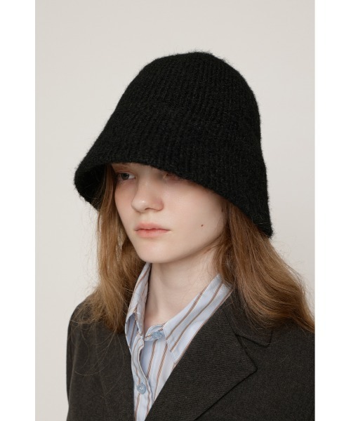SLY(スライ)の「FLUFFY SAILOR HAT フラッフィーセーラーハット(ハット・レディース・杢グレー/ブラック・FREE)」の10枚目の写真